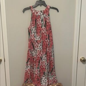 Tommy Hilfiger Red and White Floral Casual Dress